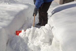 back injuries shoveling