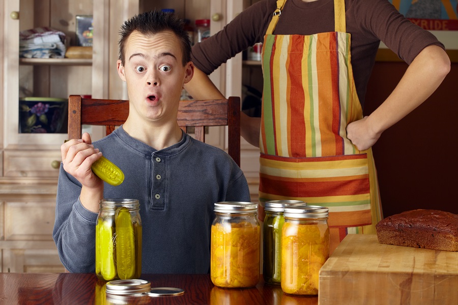 Boy gets caught with hand in pickle jar