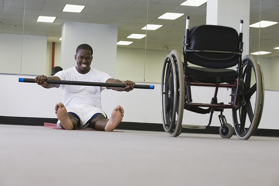 Man exercising